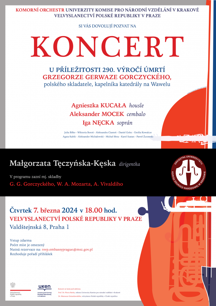 Koncert w Ambasadzie RP w Pradze, 7.03.2024 r.