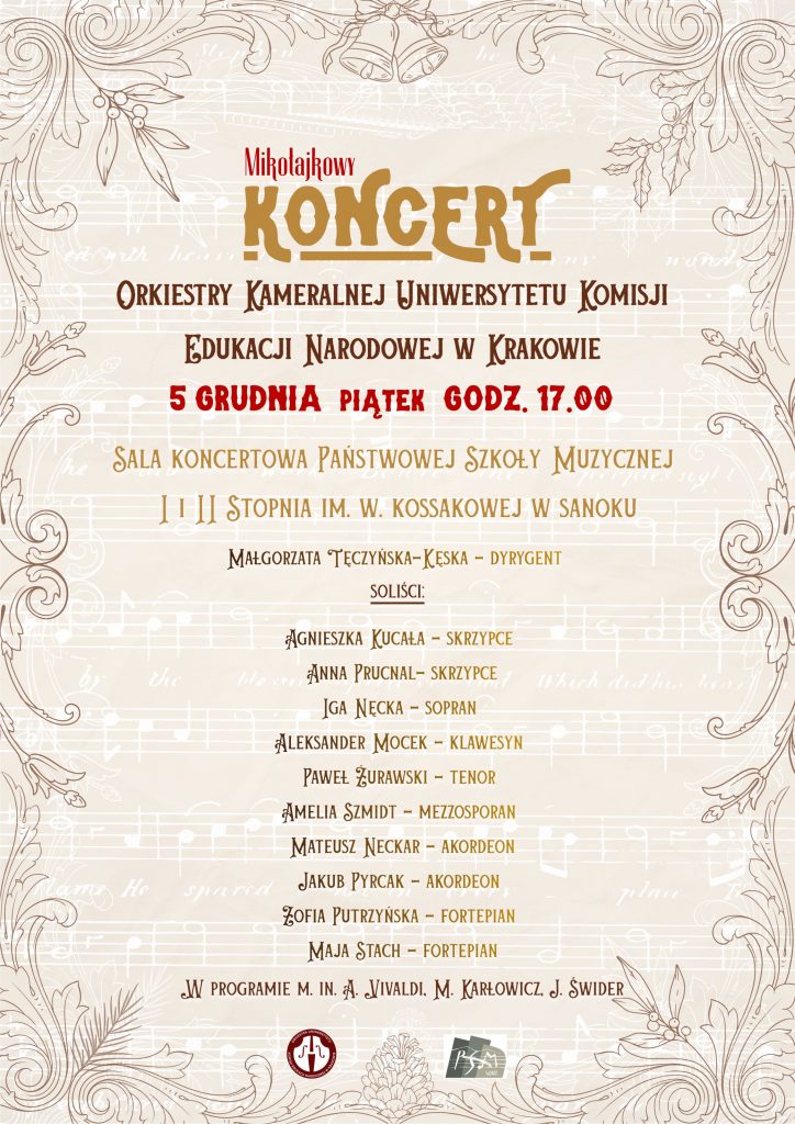 Koncert Mikołajkowy w Sanoku